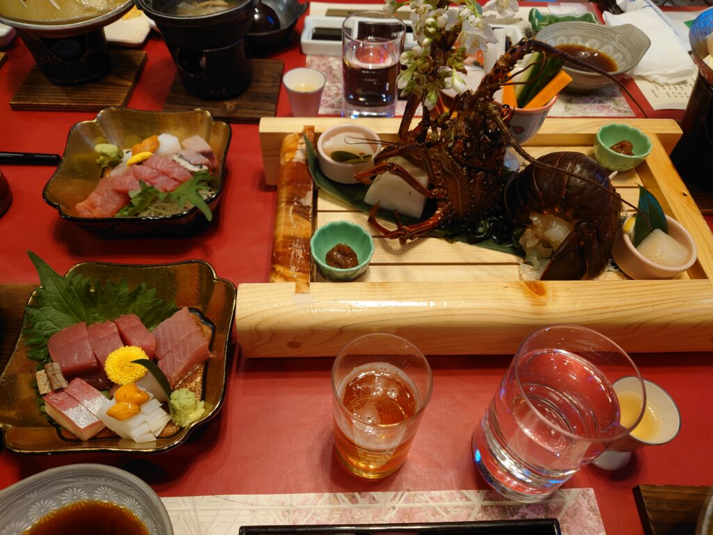 ホテルベルヴェデーレの夕食写真